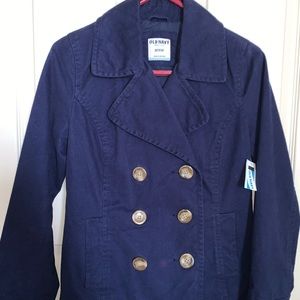 **OLD NAVY** NAVY PEA COAT!
